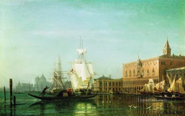 Venecia Alexey Bogolyubov paisaje urbano escenas de la ciudad Pinturas al óleo